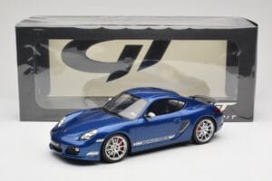 Porsche Cayman R 987.2 Aqua Blue Metallic GT Spirit 1:18 GT901 Resina - imagem 6 de 6