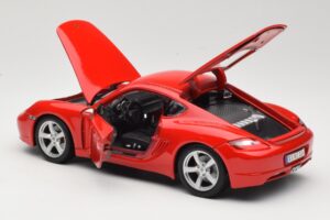 Porsche Cayman S 987.2 Vermelho Maisto 1:18 31122 Metal - imagem 5 de 8
