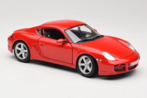 Porsche Cayman S 987.2 Vermelho Maisto 1:18 31122 Metal - imagem 6 de 8