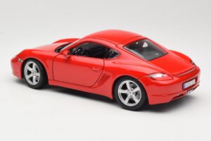 Porsche Cayman S 987.2 Vermelho Maisto 1:18 31122 Metal - imagem 7 de 8