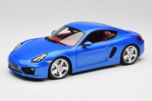 Porsche Cayman 981 S Aqua Azul Metálico Minichamps 1:18 110062221 Metal