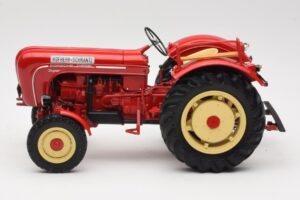 Porsche-Diesel Super Trator Hofherr Schrantz Vermelho Minichamps 1:18 109183071 Metal - imagem 4 de 8