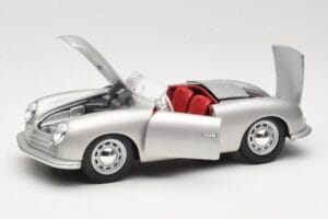 Porsche No. 1 Typ 356 Roadster Prateado Maisto 1:18 50324 Metal - imagem 2 de 8