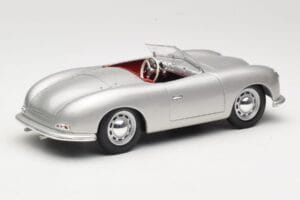 Porsche No. 1 Typ 356 Roadster Prateado Maisto 1:18 50324 Metal - imagem 3 de 8