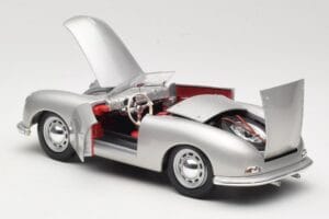 Porsche No. 1 Typ 356 Roadster Prateado Maisto 1:18 50324 Metal - imagem 5 de 8