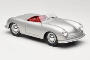 Porsche No. 1 Typ 356 Roadster Prateado Maisto 1:18 50324 Metal - imagem 6 de 8