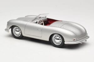 Porsche No. 1 Typ 356 Roadster Prateado Maisto 1:18 50324 Metal - imagem 7 de 8