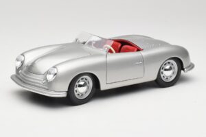 Porsche No. 1 356 Roadster Fish Prata Maisto 1:18 31853 Metal