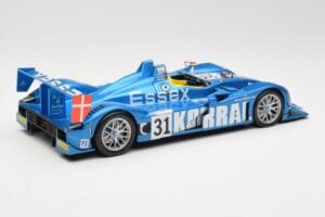 Porsche RS Spyder LMP2 #31 Team Essex C. Elgaard / J. Nielsen / K. Poulsen 24 Hours of Le Mans 2008 Norev 1:18 187519 Metal - imagem 2 de 6