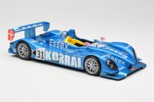 Porsche RS Spyder LMP2 #31 Team Essex C. Elgaard / J. Nielsen / K. Poulsen 24 Hours of Le Mans 2008 Norev 1:18 187519 Metal - imagem 4 de 6