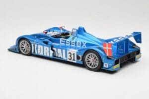 Porsche RS Spyder LMP2 #31 Team Essex C. Elgaard / J. Nielsen / K. Poulsen 24 Hours of Le Mans 2008 Norev 1:18 187519 Metal - imagem 5 de 6