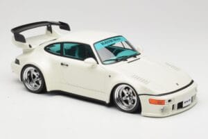 Porsche RWB 911 964 Flat Nose Grand Prix White GT Spirit 1:18 GT506 Resina - imagem 4 de 6