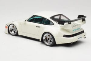 Porsche RWB 911 964 Flat Nose Grand Prix White GT Spirit 1:18 GT506 Resina - imagem 5 de 6