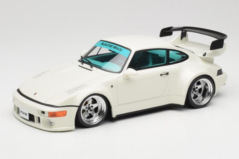 Porsche RWB 911 964 Flat Nose Grand Prix White GT Spirit 1:18 GT506 Resina