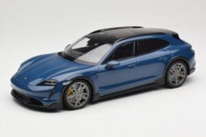 Porsche Taycan J1 Turbo S Cross Turismo Azul Minichamps 1:18 155069301 Metal
