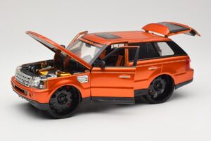 Range Rover Sport L320 Laranja Maisto 1:18 31081 Metal - imagem 2 de 8