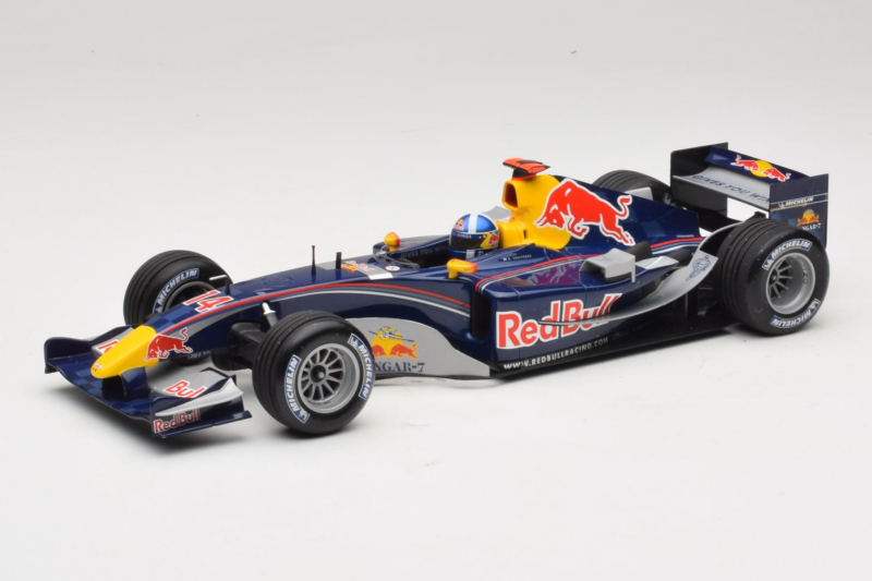 Red Bull RB1 Cosworth #14 D. Coulthard Red Bull Racing Showcar 2005 Minichamps 1:18 100050014 Metal
