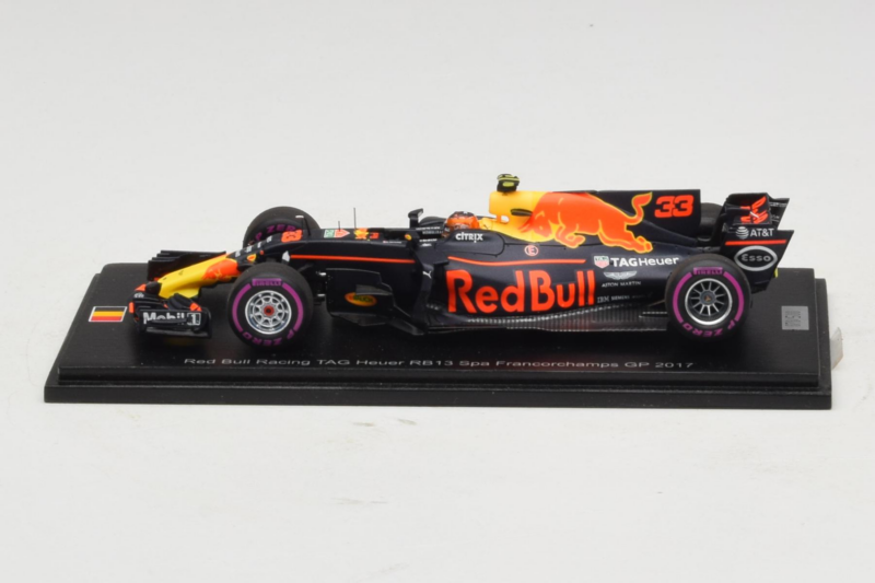 Red Bull RB13 Tag Heuer #33 M. Verstappen Belgian Grand Prix 2017 Spark 1:43 AM33SP8 Resina
