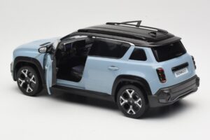 Renault 4 E-Tech Electric Cloud Blue Norev 1:18 185521 Metal - imagem 5 de 8
