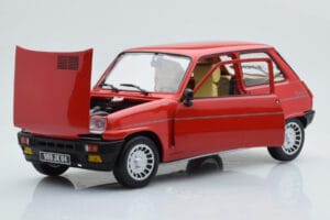 Renault 5 Alpine Turbo Vermelho Norev 1:18 185243 Metal - imagem 2 de 8