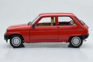 Renault 5 Alpine Turbo Vermelho Norev 1:18 185243 Metal - imagem 5 de 8