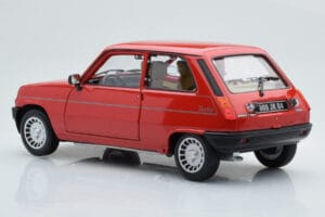Renault 5 Alpine Turbo Vermelho Norev 1:18 185243 Metal - imagem 7 de 8