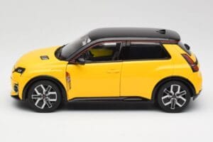 Renault 5 E-Tech Pop Amarelo & Preto Norev 1:18 185500 Metal - imagem 6 de 8