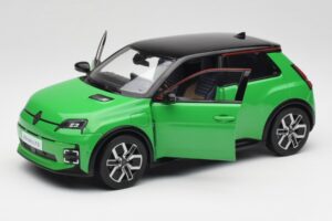 Renault 5 E-Tech Electric Pop Verde & Preto Norev 1:18 185502 Metal - imagem 2 de 8