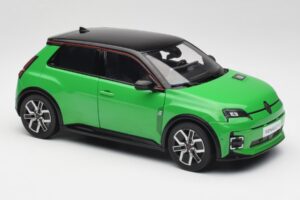 Renault 5 E-Tech Electric Pop Verde & Preto Norev 1:18 185502 Metal - imagem 6 de 8