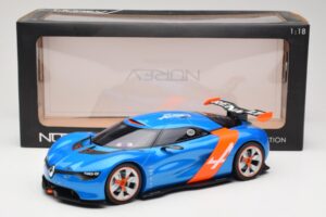 Alpine A110-50 Azul & Laranja Norev 1:18 185147 Metal - imagem 6 de 6