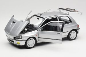 Renault Clio 16S Mk1 Iceberg Cinzento Norev 1:18 185256 Metal - imagem 2 de 8