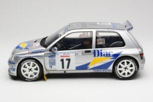 Renault Clio Maxi #17 J. Ragnotti / G. Thimonier Tour de Corse 1995 Otto 1:12 G090 Resina - imagem 3 de 6