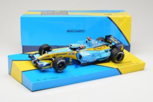 Renault R25 #5 F. Alonso Brazilian GP F1 World Champion 2005 Minichamps 1:18 147051705-R1 Metal - imagem 8 de 8