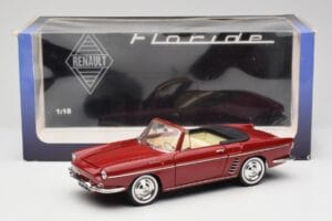 Renault Floride Cabriolet Vermelho Norev 1:18 185175 Metal - imagem 8 de 8