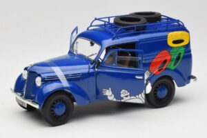 Renault Juvaquatre Michelin Blue Solido 1:18 82008 Metal - imagem 2 de 8