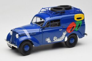 Renault Juvaquatre Michelin Blue Solido 1:18 82008 Metal