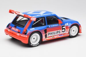 Renault R5 Maxi Turbo #5 Philips J-L. Busquet Superproduction 1987 Otto 1:18 OT1094 Resina - imagem 2 de 6