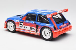 Renault R5 Maxi Turbo #5 Philips J-L. Busquet Superproduction 1987 Otto 1:18 OT1094 Resina - imagem 5 de 6