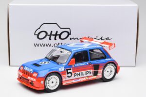 Renault R5 Maxi Turbo #5 Philips J-L. Busquet Superproduction 1987 Otto 1:18 OT1094 Resina - imagem 6 de 6