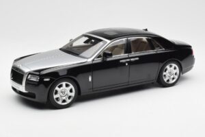 Rolls-Royce Ghost Preto & Prata Kyosho 1:18 008802BKS2 Metal