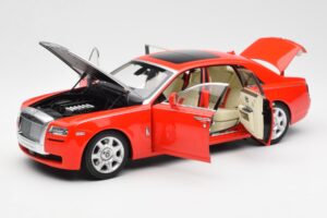 Rolls-Royce Ghost Vermelho & Prata Kyosho 1:18 008802RS Metal - imagem 2 de 8