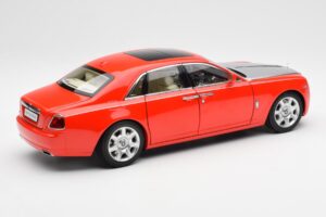 Rolls-Royce Ghost Vermelho & Prata Kyosho 1:18 008802RS Metal - imagem 3 de 8