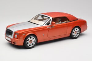 Rolls-Royce Phantom Drophead Coupe Mandarin Laranja Kyosho 1:18 08871P Metal - imagem 3 de 10