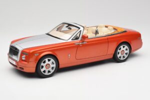 Rolls-Royce Phantom Drophead Coupe Mandarin Laranja Kyosho 1:18 08871P Metal