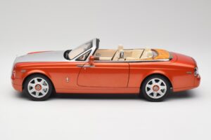 Rolls-Royce Phantom Drophead Coupe Mandarin Laranja Kyosho 1:18 08871P Metal - imagem 6 de 10