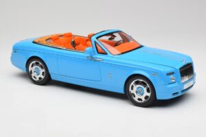 Rolls-Royce Phantom Drophead Coupe Powder Azul Kyosho 1:18 08871BL Metal - imagem 8 de 10