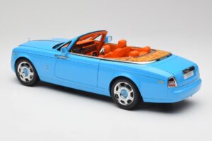 Rolls-Royce Phantom Drophead Coupe Powder Azul Kyosho 1:18 08871BL Metal - imagem 9 de 10