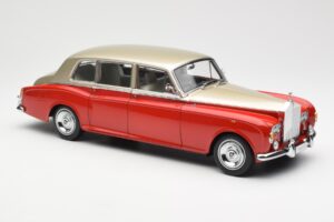 Rolls-Royce Phantom VI Vermelho Bege Claro Kyosho 1:18 08905RLB Metal - imagem 6 de 8