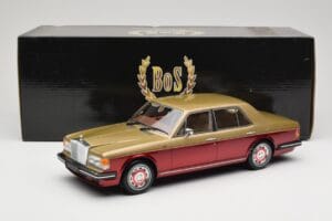 Rolls-Royce Silver Spirit Bege Vermelho BoS Models 1:18 BOS061 Resina - imagem 6 de 6
