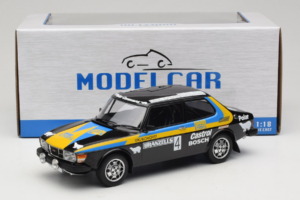 Saab 99 EMS #4 S. Blomqvist / H. Sylvan Rally Sweden Winner 1977 MCG 1:18 MCG18826R Metal - imagem 6 de 6